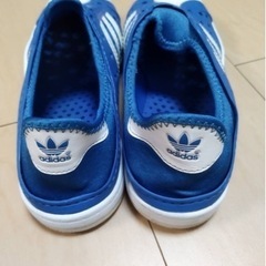 レア　adidas BEACHSTAR EVA 青x白 サンダル スーパースター ビーチスター クロッグ CLOGの画像