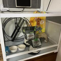 パンテオン　ホワイト WH6045 ケージ　飼育ケース　ハリネズミ、ハムスター、亀、爬虫類、両生類　　 その他備品含め定価3万以上