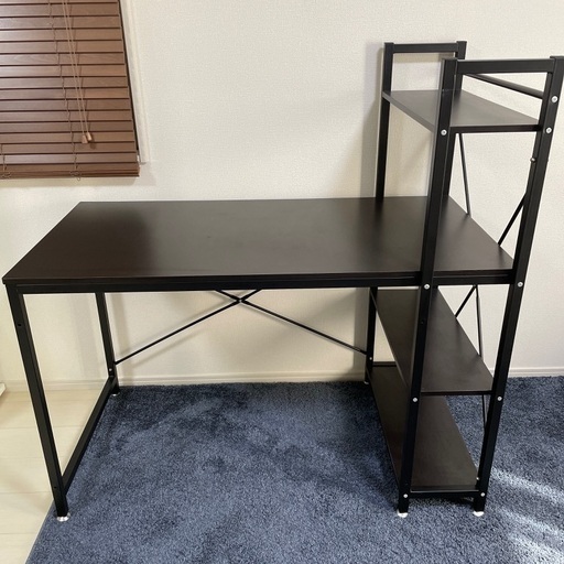【美品】パソコンデスク　収納ラック　机