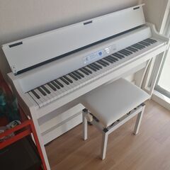 ほぼ新品 Korg G1B Air 白 高低調節椅子付き 超美品 ホワイトの画像