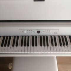 ほぼ新品 Korg G1B Air 白 高低調節椅子付き 超美品 ホワイトの画像