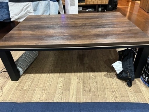 家具調　コタツ　掛け布団　セット　ローテーブル