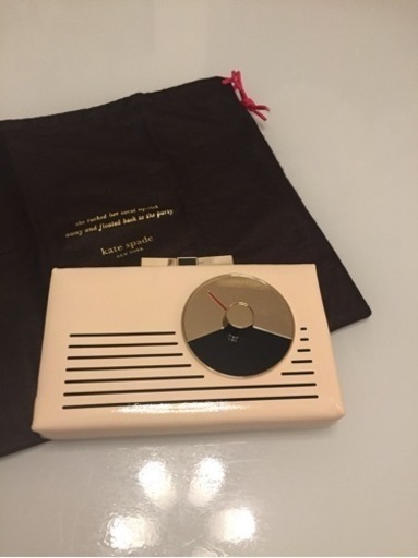 SALE‼️ケイトスペード  Kate spade ラジオ型　クラッチバッグ