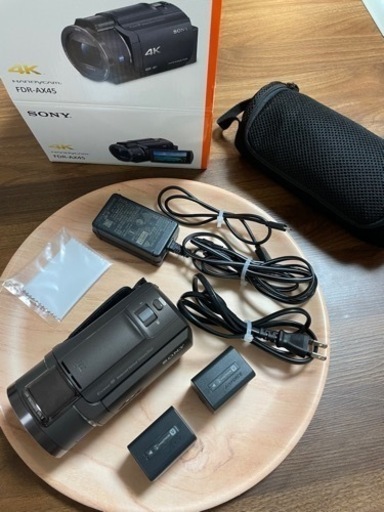 【値下げしました】SONY HANDYCAM FDR-AX45（純正バッテリー2つ付き）