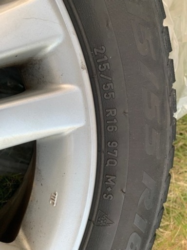 トヨタ　4本　純正タイヤホイール　215/55 R16スタッドレス