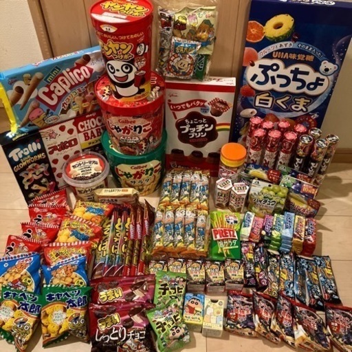 おおまけあり　菓子　まとめて　トローリグミ　じゃがりこ　アポロチョコ　ハイチュウ