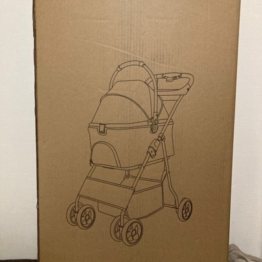 ペットカート 多機能 耐荷重20kg 多頭飼い バギー