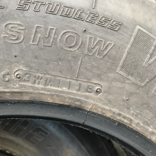 「終了」スタッドレスタイヤ「225/90R17.5」6本