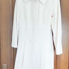 【11月30日まで】ロングコート オフホワイトの画像