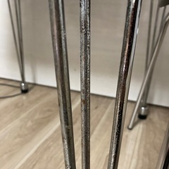 （週明けに取り下げます）2人用　ダイニングセット　ダークブラウンの画像