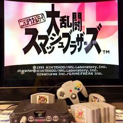 お取引き中　ニンテンドー64 本体一式セット ソフト9本付 マリ...