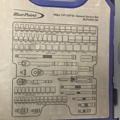 Blue-Point 工具セット　BLPGSSC100