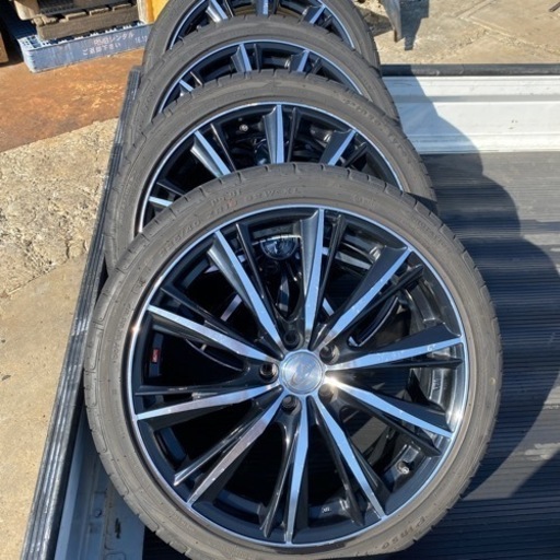 取り引き終了！　アルミタイヤ　225-40-18