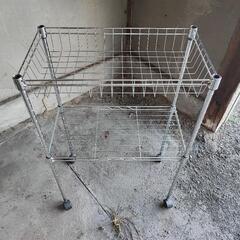 ダイソー　メタルラック　錆あり