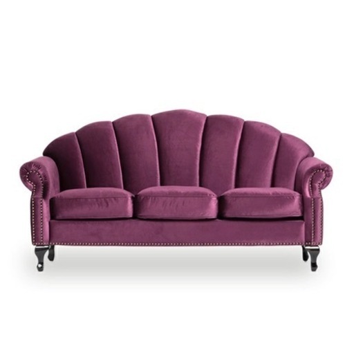 ソファー　3人　シェルソファー