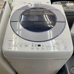 リサイクルショップどりーむ鹿大前店　No３０９３　洗濯機　８ｋｇ　新品価格9万6000円！　大容量♪　2021年製　高年式！　美品！　早い者勝ち♡　SHARP　