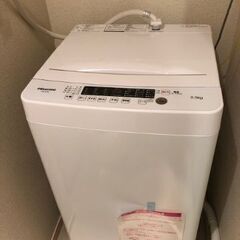 【11月末引取り希望】Hisense　5.5Kg洗濯機　HW-K...