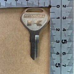カワサキ　純正ダイヤモンドブランクキーの画像