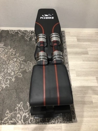 ダンベル(10kg×2)&トレーニングベンチ