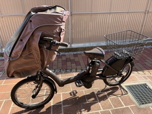 11/13まで ブリヂストン電動子乗せ自転車 2020年8月購入
