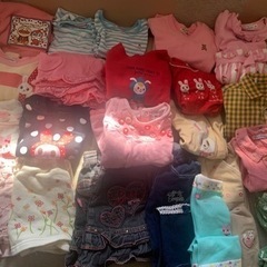 ノーブランド子供服100円〜、ブランド子供服70〜130 長袖半...
