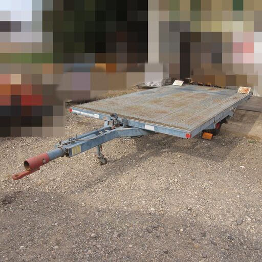 サンワ コンバイントレーラー MHT-4 2.5t 農業用トレーラー 運搬 荷台 油圧 トラクター 農機具 農家 宮城 中古