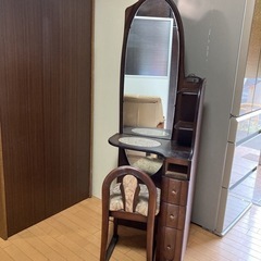 ドレッサー アンティーク 姿見ドレッサー 北欧 姿見鏡 おしゃれ...
