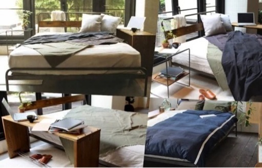 a.depeche/アデペシュ/ダブルベッド/コイルマットレスN-sleep付