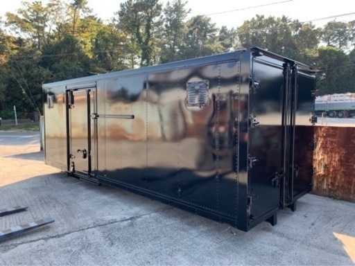 No.669 アルミバン 2ｔ ロング 車 アルミ 箱 バイク 倉庫 トラック コンテナ 米 保管庫 物置 DIY