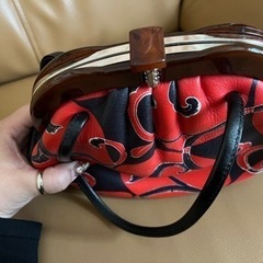 和装バッグと草履のセットの画像