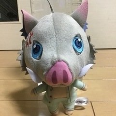 鬼滅の刃　炭二郎、禰豆子、伊之助、善逸、義勇　ぬいぐるみ　マスコットの画像