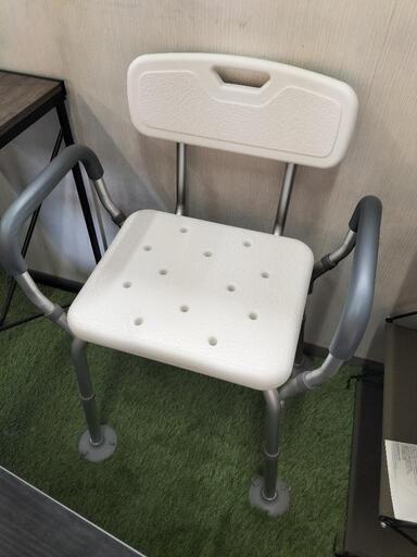 シャワーチェア　浴室用イス　介護用　マット付　手すり　　No.25