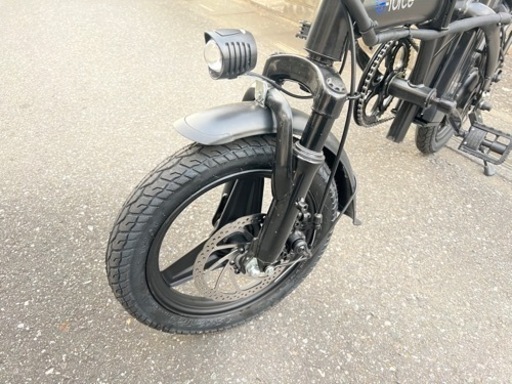 お値下げ可能　折り畳み電動アシスト自転車　アクセル付　48v 8h 