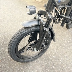 お値下げ可能　折り畳み電動アシスト自転車　アクセル付　48v 8h 