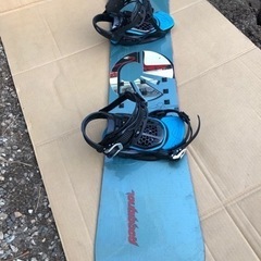 スノボ板 ビンディングセットの画像
