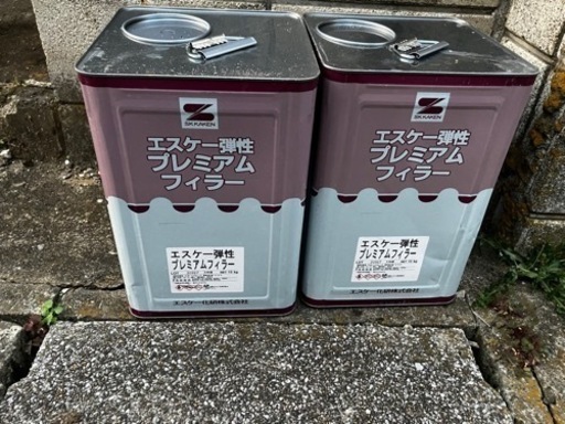 DIY 塗料　外壁下塗り　プレミアムフィラー