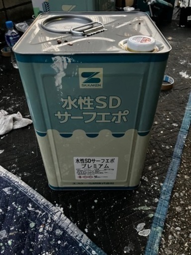 DIY 外壁下塗り　SDサーフエポ