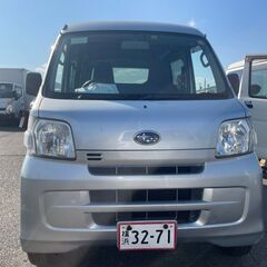 (ID4709)軽バン専門店在庫100台　軽貨物黒ナンバーリース個人・法人可能　２４万円　スバル　サンバーバン　平成２６年式　車検２年付　諸費用込２８０,０００円の画像