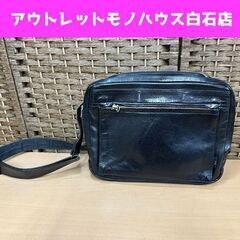 ポーター レザー ショルダーバッグ ブラック PORTER ラゲ...