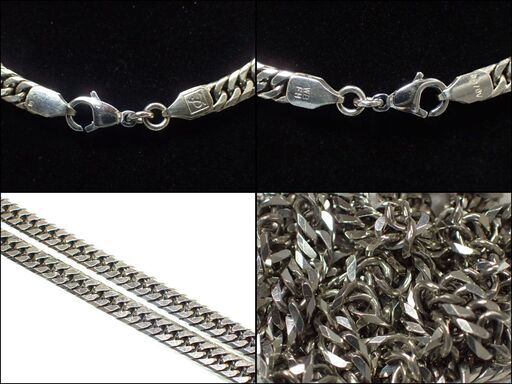 E634 レダシルマ Leda Silma ゲルマニウム 喜平 ネックレス ダイヤ