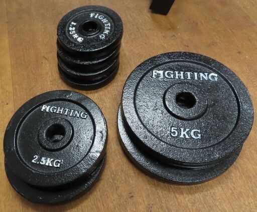 ♪ファイティングロード 折りたたみトレーニングベンチ ベンチプレス バーベル30kg♪