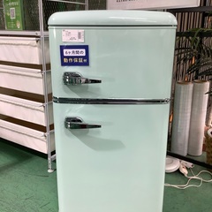 安心の6ヶ月保証付！！ オーヤマ 2ドア冷蔵庫 PRR-082D-LG 2020年製 81L