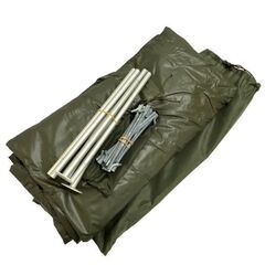 値下げしました!フランス軍 テント 2人用 オリーブ 未使用 未設営【引取限定・現状渡し】 の画像