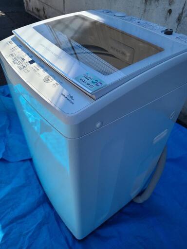 AQUA アクア 洗濯機 7キロ 風乾燥付 美品 中古 福岡