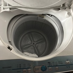 洗濯機4.5キロの画像