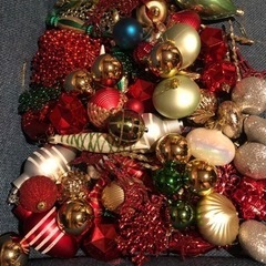 クリスマス　オーナメント　ミックスカラー　110個セット