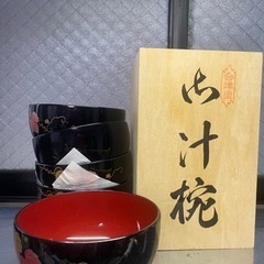 会津塗のお椀　5個