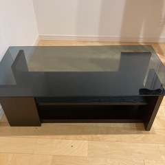 美品！ガラス板テーブル