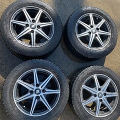 175/65R14 ４本アルミセット　バリ山スタッドレス