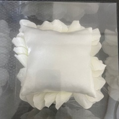 新品1度のみ使用　リングピローの画像
